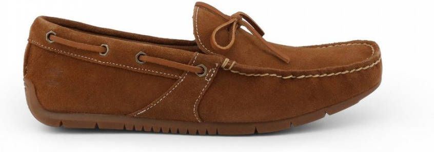 Timberland Suède Loafers met Leren Binnenzool Brown Heren