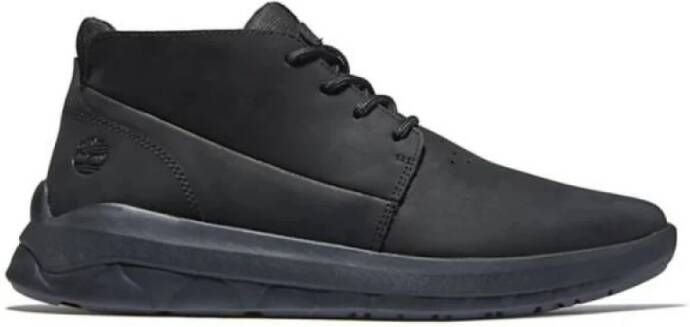 Timberland Leren Chukka Sneakers Black Heren