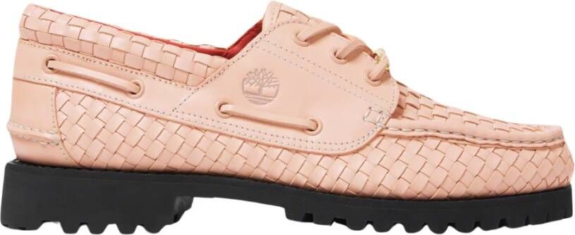 Timberland Limited Edition Geweven Leren Lug Supreme Pink Heren