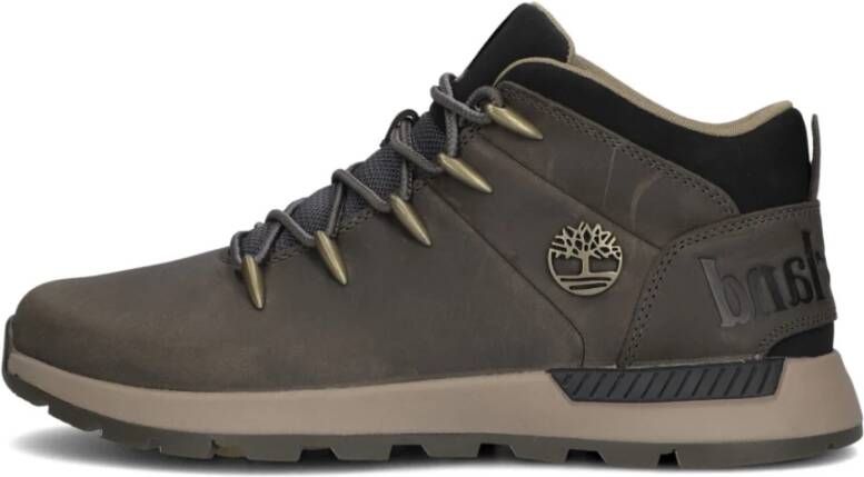 Timberland Mid Lace Up Sneakers Grijs Gray Heren