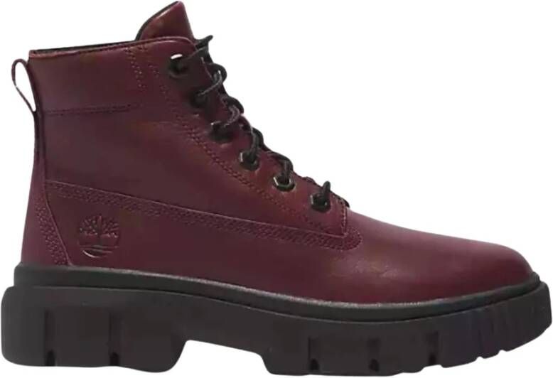 Timberland Dameslaarzen met verhoogde zool Red Dames