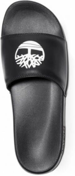 Timberland Sports Slide Heren Slippers Zwart Wit Black Heren