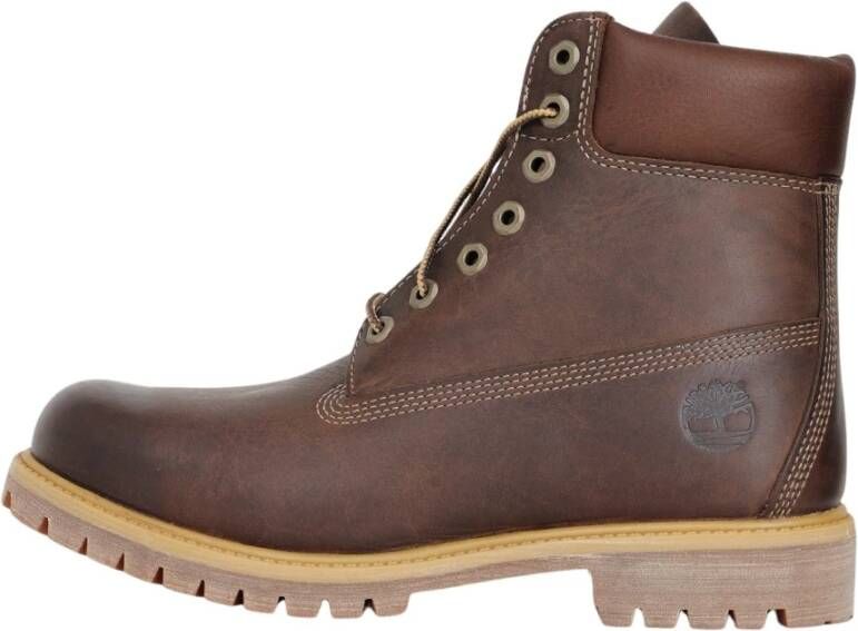 Timberland Premium Waterdichte Veterschoenen Bruin Brown Heren