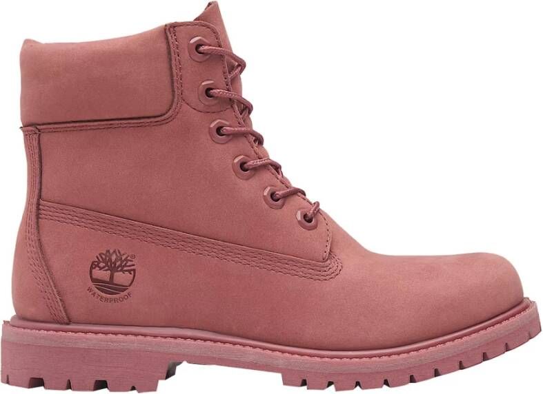 Timberland Premium 6-Inch Roze Veterschoenen Pink Dames