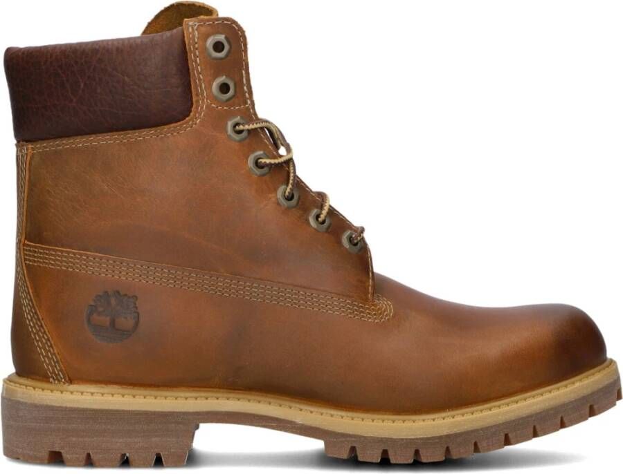 Timberland Premium Bruine Veterschoenen Brown Heren