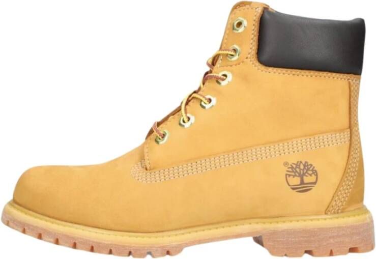 Timberland Premium Camel Leren Enkellaarzen Brown Dames