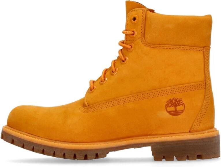 Timberland Premium Dark Cheddar Laars Yellow Heren