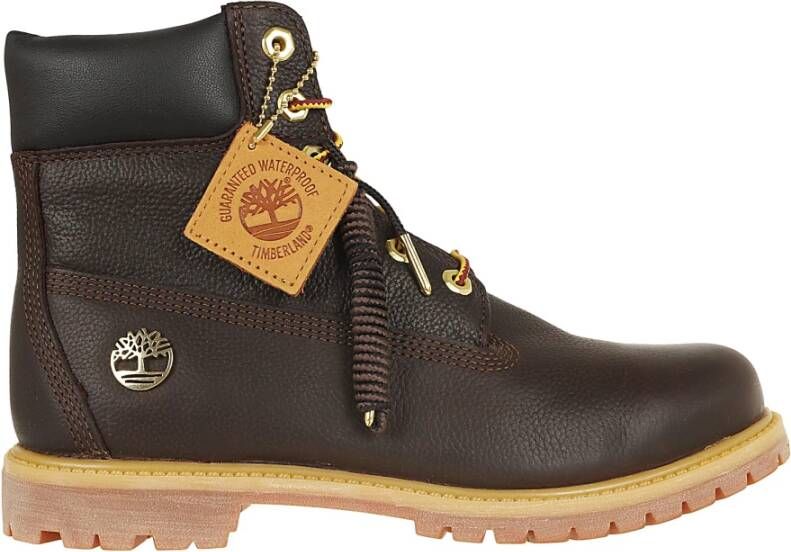 Timberland Premium Donkerbruine Volnerf Laarzen Brown Dames