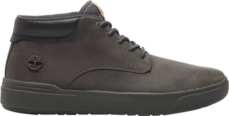 Timberland Premium Leren Sneakers voor Mannen Gray Heren