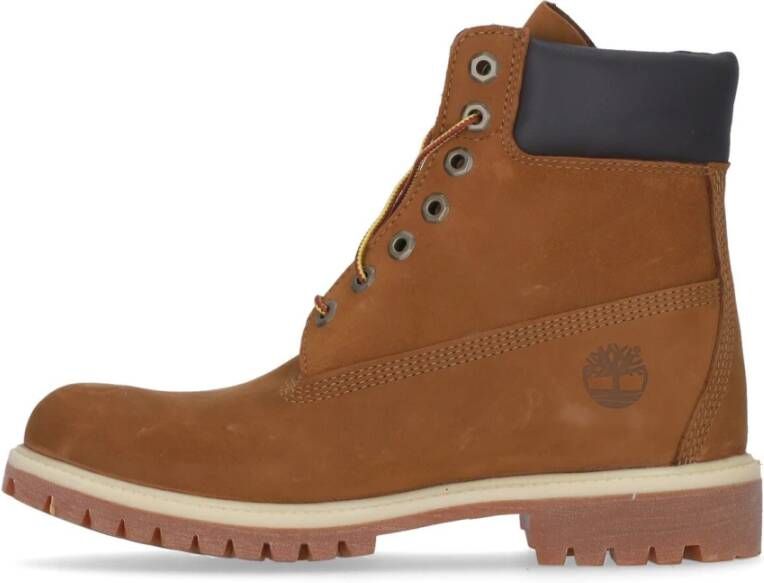 Timberland Premium Oranje Veterschoen Waterdichte Laars Orange Heren