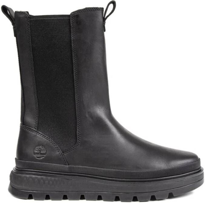 Timberland Zwarte Combat Stijl Laarzen Black Dames