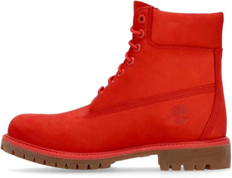 Timberland Suède Leren Heren Enkellaarzen Red Heren