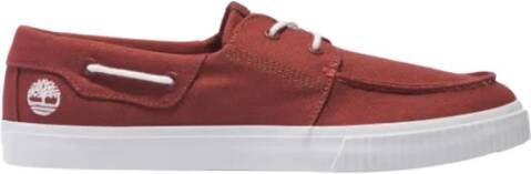 Timberland Rode Sneakers Sportieve Stijl Red Heren