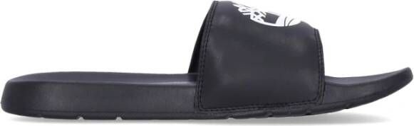 Timberland Sports Slide Heren Slippers Zwart Wit Black Heren