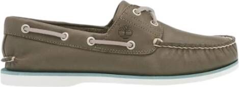 Timberland Stijlvolle Loafers voor Mannen Green Heren