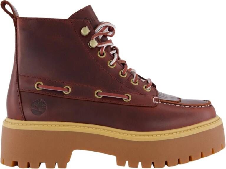 Timberland Stone Street Mid Lace-Up Boot Brown Dames