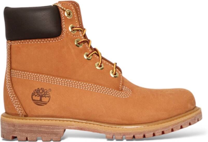 Timberland Suède Veterschoenen Beige Dames