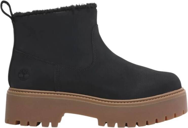 Timberland Warm gevoerde Mid Boot in Zwart Black Dames