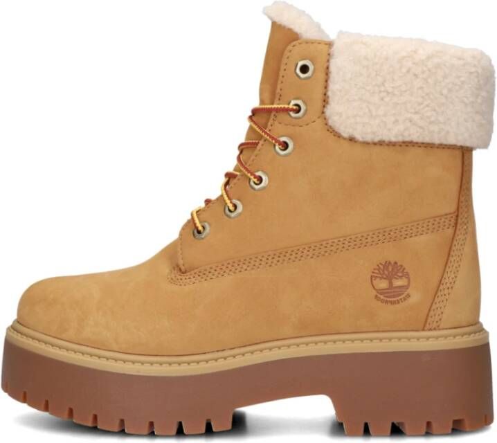 Timberland Warm gevoerde waterdichte laarzen voor de herfst Brown Dames