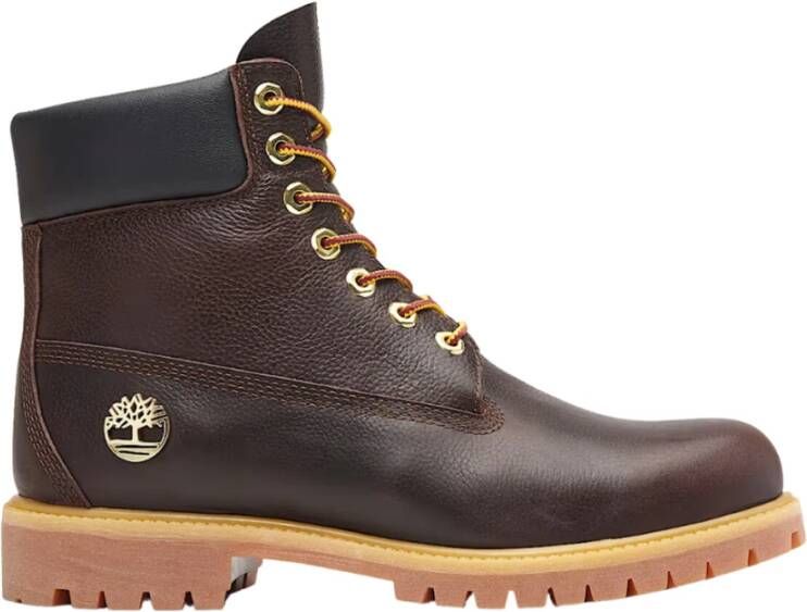 TIMBERLAND Veterboots Heren 6” Premium Men's Maat: 43 5 Materiaal: Leer Kleur: Bruin