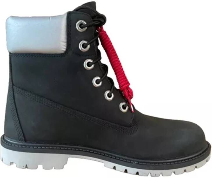 Timberland 6in Hert Boot Cupsole Boots Schoenen black nubuck silver maat: 37 beschikbare maaten:37