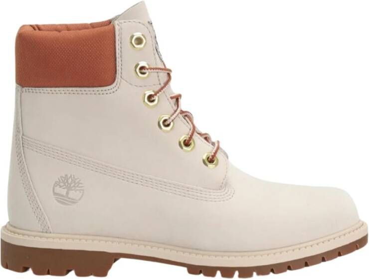 Timberland Waterdichte Leren Laarzen Klassieke Stijl Pink Dames