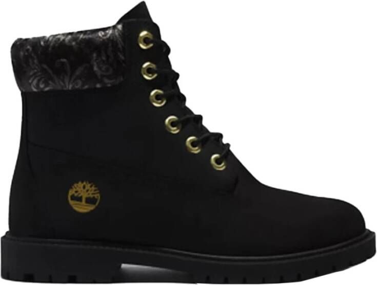 Timberland Waterdichte Leren Laarzen Zwart Black Dames