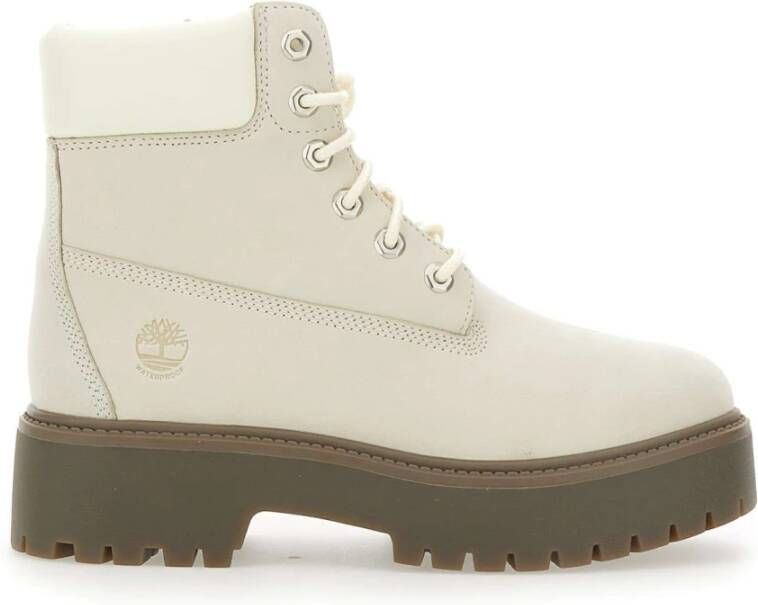 Timberland Witte Stone Street Laarzen White Dames