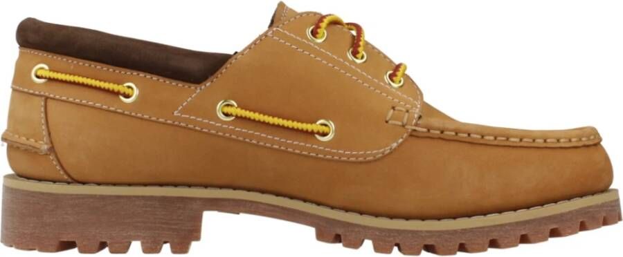 Timberland 3-Eye Boat Shoes Brown- Heren Brown