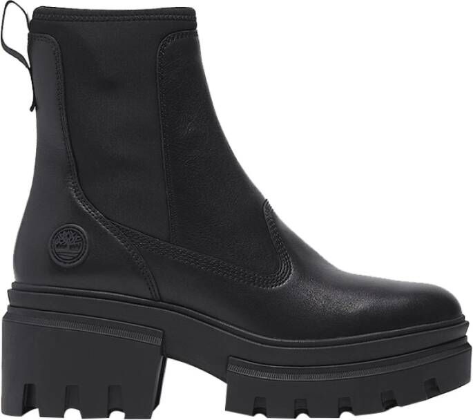 Timberland Zwarte Bikerlaarzen Black Dames