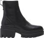 Timberland Everleigh Chelsea Zwarte Leren Enkellaars Black Dames - Thumbnail 4