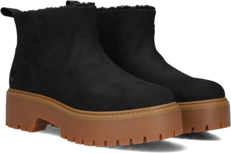 Timberland Zwarte Enkellaarsjes voor Vrouwen Black Dames