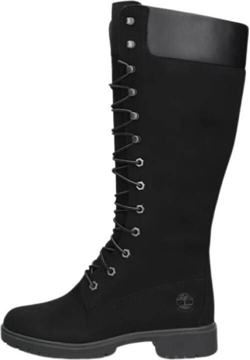 Timberland Zwarte Kniehoge Premium Dameslaarzen Black Dames