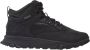 Timberland Zwarte Lincoln Mid Wandelsneakers Black Heren - Thumbnail 1