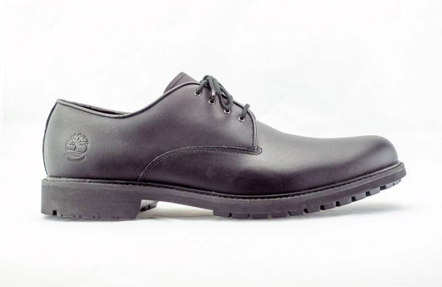 Timberland Zwarte Waterdichte Leren Schoenen Black Heren