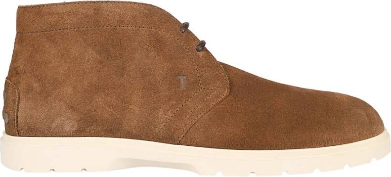 TOD'S Ankle Boots Brown Heren