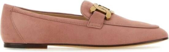 TOD'S Antiek Roze Suède Kate Loafers Pink Dames