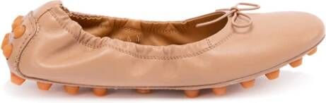 TOD'S Stijlvolle Ballerina`s in M033 Rosa Primer Beige Dames