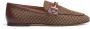 TOD'S Beige Houndstooth Loafer Schoen Brown Dames - Thumbnail 1