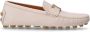 TOD'S Beige Leren Driver Loafer Schoenen Beige Dames - Thumbnail 1