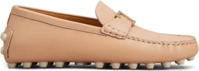 TOD'S Beige Loafer Schoenen Elegante Stijl Beige Dames