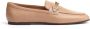 TOD'S Beige Loafer Schoenen met T-Ring Gesp Beige Dames - Thumbnail 1