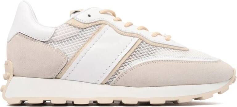 TOD'S Beige Run Sneakers Pink Heren