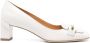 TOD'S Beige Square Toe Low Block Heel White Dames - Thumbnail 1