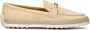 TOD'S Beige Raffia Loafer Slip-On Ronde Neus Beige Dames - Thumbnail 6