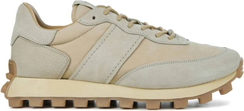 TOD'S Beige Suède Sneakers Beige Heren