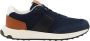 TOD'S Blauwe Leren Sneakers Blue Heren - Thumbnail 1