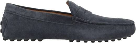 TOD'S Blauwe Platte Schoenen Blue Heren