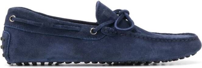 TOD'S Blauwe Strikdetail Loafers Blue Heren