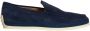 TOD'S Blauwe Suède Loafer Schoenen Blue Heren - Thumbnail 1